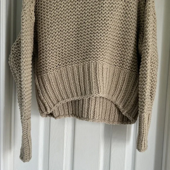 Free People Tan Turtleneck Sweater - Picture 3 of 4